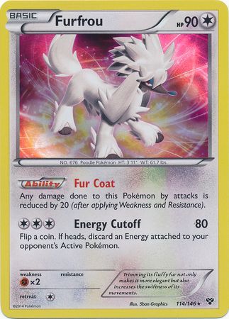 Furfrou - 114/146 - Holo Rare available at 401 Games Canada