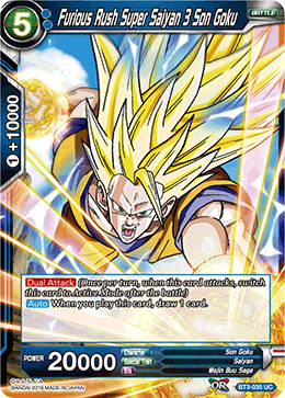 Furious Rush Super Saiyan 3 Son Goku - BT3-035 - Uncommon available at 401 Games Canada