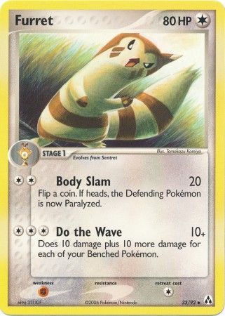 Furret - 33/92 - Uncommon available at 401 Games Canada