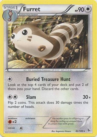 Furret - 82/106 - Rare available at 401 Games Canada