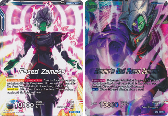 Fused Zamasu // Absolute God Fused Zamasu - BT2-034 - Rare available at 401 Games Canada