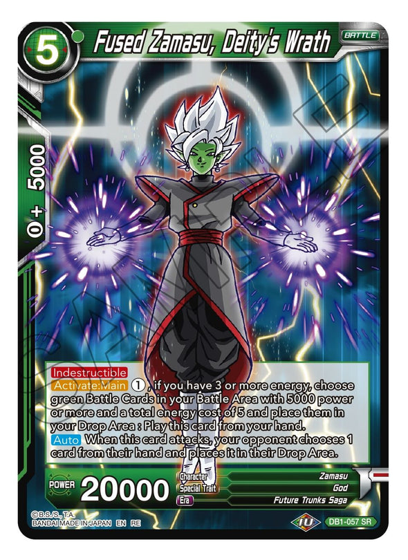 Fused Zamasu, Deity's Wrath - DB1-057 - Super Rare (Reprint) available at 401 Games Canada