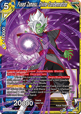 Fused Zamasu, Divine Condemnation - BT16-130 - Rare (Foil) available at 401 Games Canada