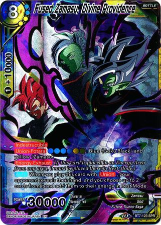 Fused Zamasu, Divine Providence - BT7-123 - Special Rare (SPR) available at 401 Games Canada