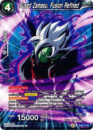 Fused Zamasu, Fusion Refined - EX06-13 - Expansion Rare available at 401 Games Canada