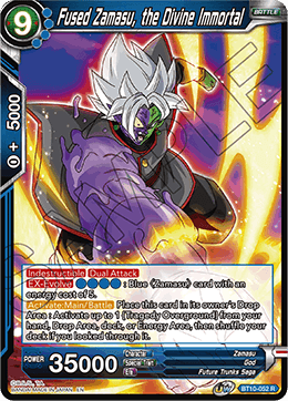 Fused Zamasu, the Divine Immortal - BT10-052 - Rare (FOIL) (Reprint) available at 401 Games Canada