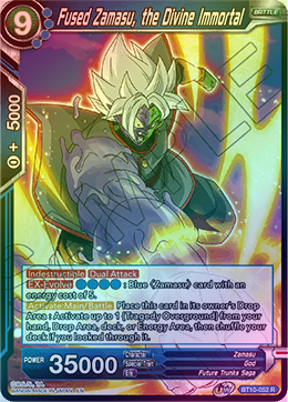 Fused Zamasu, the Divine Immortal - BT10-052 - Rare (FOIL) available at 401 Games Canada