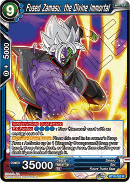 Fused Zamasu, the Divine Immortal - BT10-052 - Rare available at 401 Games Canada