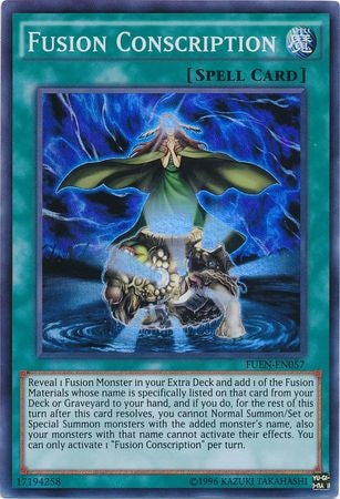 Fusion Conscription - FUEN-EN057 - Super Rare - Unlimited available at 401 Games Canada