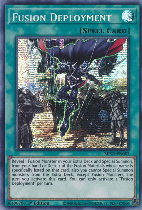 Fusion Deployment - MP21-EN081 - Prismatic Secret Rare - 1st Edition available at 401 Games Canada