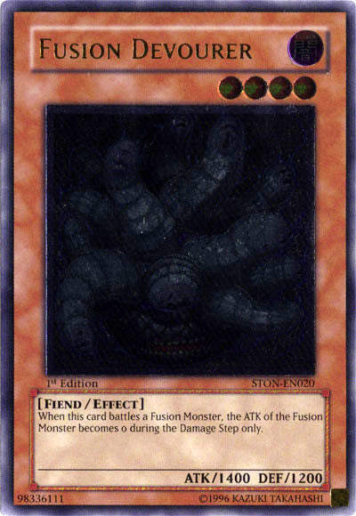 Fusion Devourer - STON-EN020 - Ultimate Rare - 1st Edition available at 401 Games Canada
