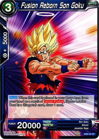 Fusion Reborn Son Goku - SD6-03 - Starter Rare