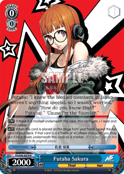 Futaba Sakura - P5/S45-E079 - Rare available at 401 Games Canada