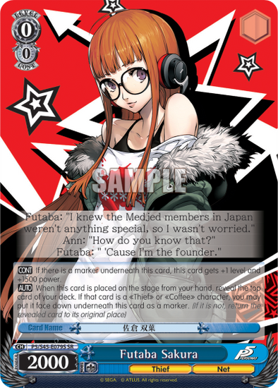 Futaba Sakura - P5/S45-E079S - Super Rare available at 401 Games Canada