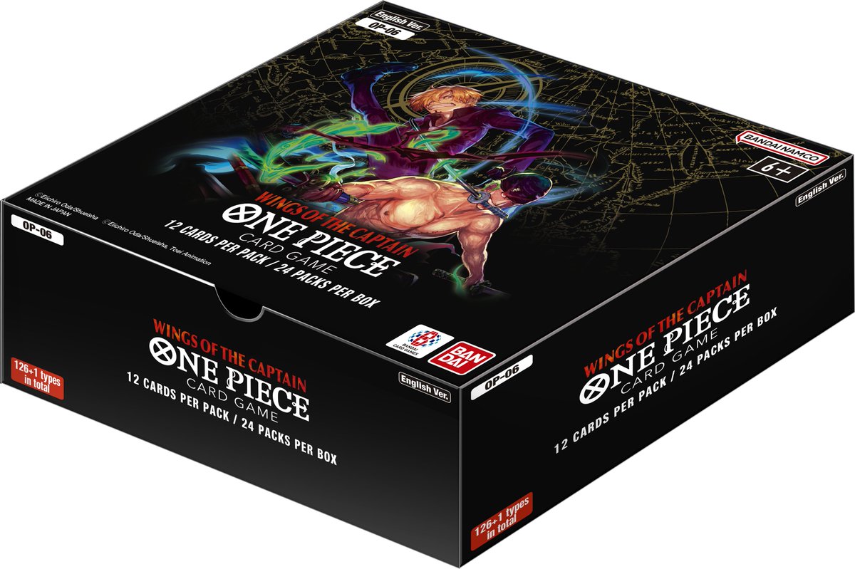 401 Games Canada - One Piece Card Game - Wings of the Captain Booster Box 401 Games Canada - One Piece Card Game - Wings of the Captain Booster Box