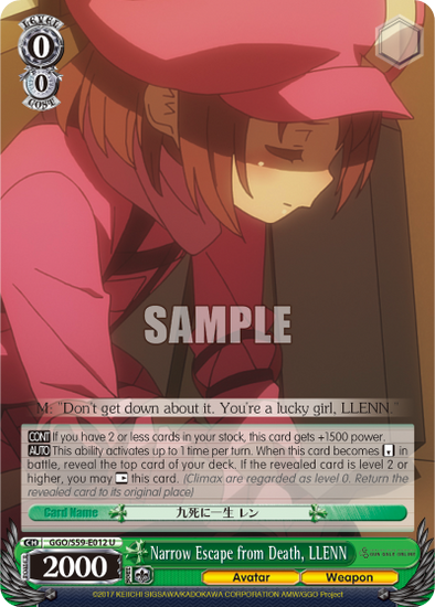 Narrow Escape from Death, LLENN - GGO/S59-E012U - Uncommon