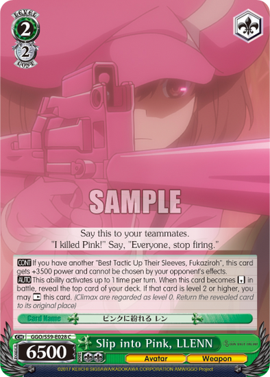 Slip into Pink, LLENN - GGO/S59-E028C - Common