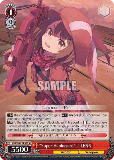 "Super Haphazard", LLENN (SR) - GGO/S59-E042SSR - Super Rare