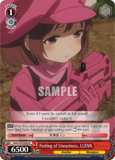 Feeling of Uneasiness, LLENN - GGO/S59-E044R - Rare