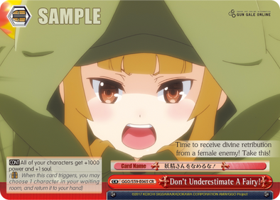 Don't Underestimate A Fairy! - GGO/S59-E065CR - Climax Rare