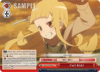 Cut! Kick! - GGO/S59-E068CC - Climax Common