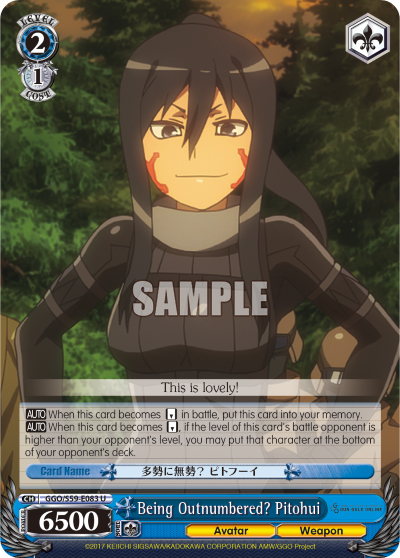 Being Outnumbered? Pitohui - GGO/S59-E083U - Uncommon