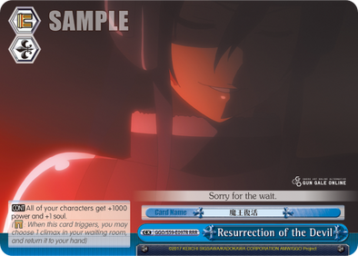 Resurrection of the Devil (RRR) - GGO/S59-E097RRRR - Triple Rare