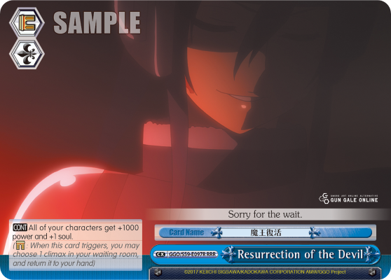 Resurrection of the Devil (RRR) - GGO/S59-E097RRRR - Triple Rare