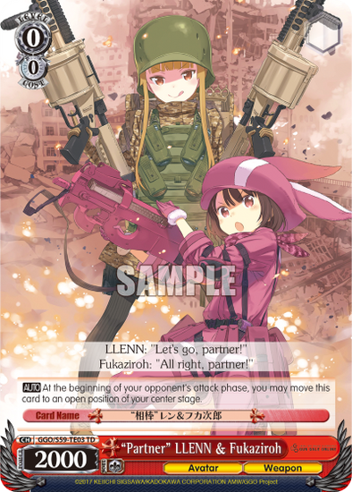 "Partner" LLENN & Fukaziroh - GGO/S59-TE03TD - Trial Deck