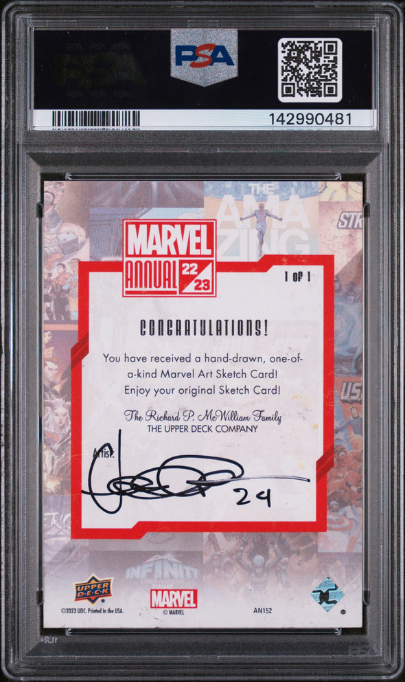 JEFFREY BENITEZ () - MARVEL ANNUAL SKETCH CARDS - SKETCH-SUPER-SKRULL - NM-MT 8