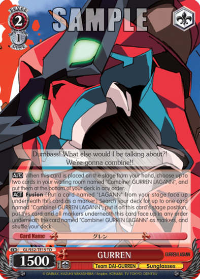 GURREN - GL/S52-TE15 - Trial Deck available at 401 Games Canada