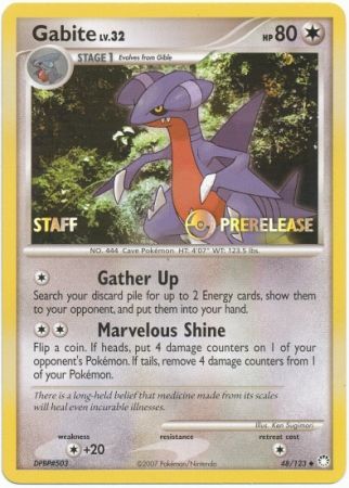 Gabite - 48/123 - (Staff) Pre-Release Promo