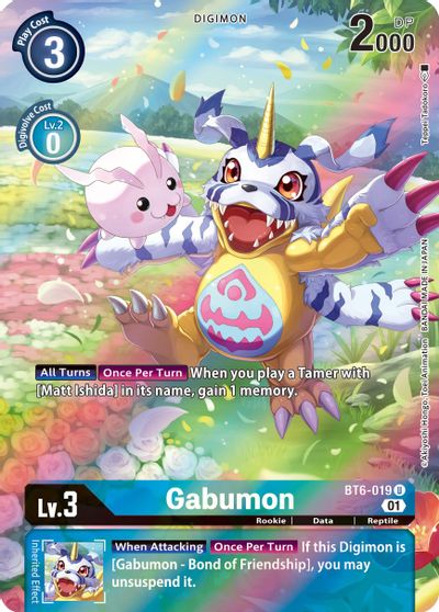 Gabumon (Alternate Art) - BT6-019 - Uncommon available at 401 Games Canada