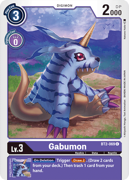 Gabumon - BT2-069 - Common available at 401 Games Canada