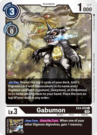 Gabumon - EX4-039 - Common available at 401 Games Canada