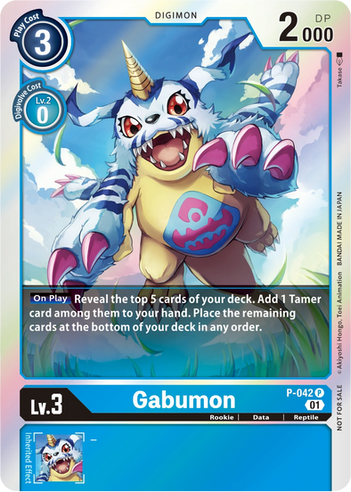 Gabumon - P-042 - Promo available at 401 Games Canada