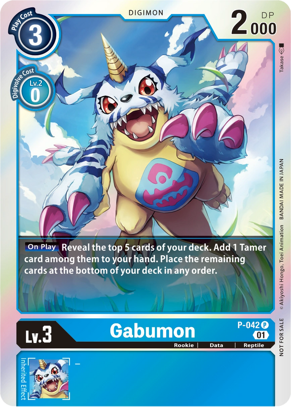 Gabumon - P-042 - Promo available at 401 Games Canada