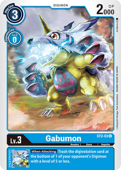 Gabumon - ST2-03 - Uncommon available at 401 Games Canada