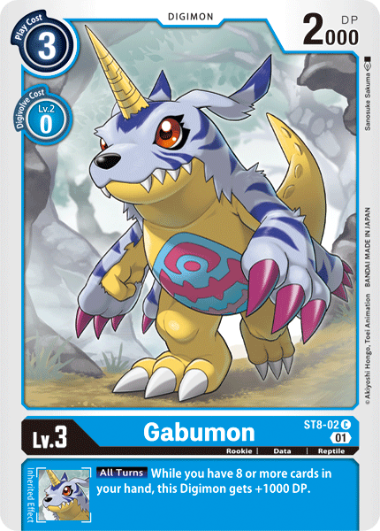 Gabumon - ST8-02 - Common available at 401 Games Canada