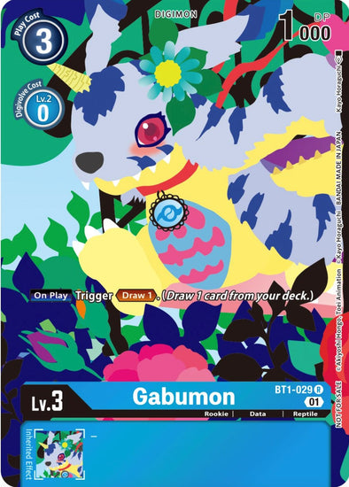 Gabumon (Tamer's Card Set 2 Floral Fun) - BT1-029 - Rare available at 401 Games Canada