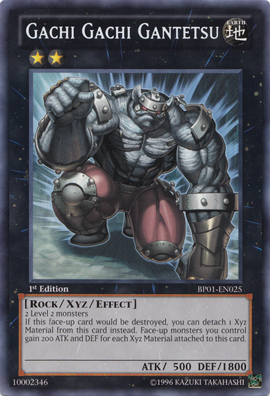 Gachi Gachi Gantetsu - BP01-EN025 - Rare - 1st Edition available at 401 Games Canada