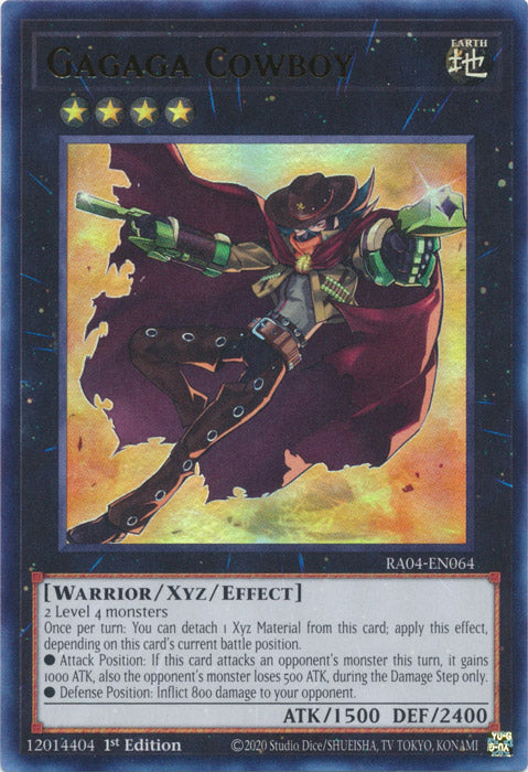 Gagaga Cowboy (UR) - RA04-EN064 - Ultra Rare - 1st Edition
