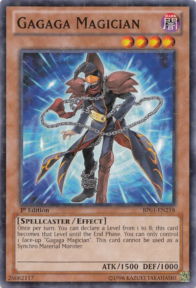 Gagaga Magician - BP01-EN218 - Starfoil Rare - 1st Edition available at 401 Games Canada