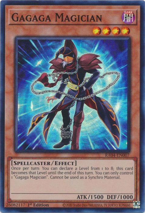 Gagaga Magician - RA04-EN007 - Super Rare - 1st Edition
