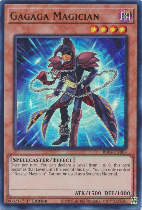 Gagaga Magician (UR) - RA04-EN007 - Ultra Rare - 1st Edition