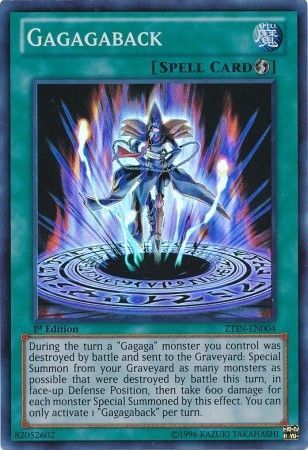 Gagagaback - ZTIN-EN004 - Super Rare - 1st Edition available at 401 Games Canada