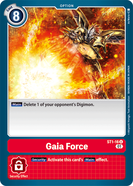 Gaia Force (Alternate Art) - ST1-16 - Uncommon available at 401 Games Canada