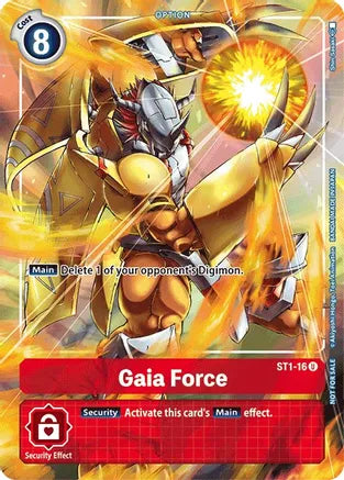 Gaia Force - ST1-16 - Promo (Tamer's Evolution Box 1) available at 401 Games Canada