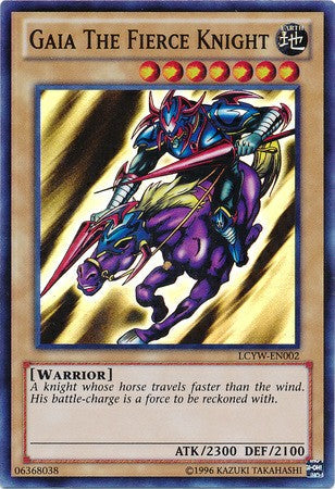 Gaia The Fierce Knight - LCYW-EN002 - Super Rare - Unlimited available at 401 Games Canada