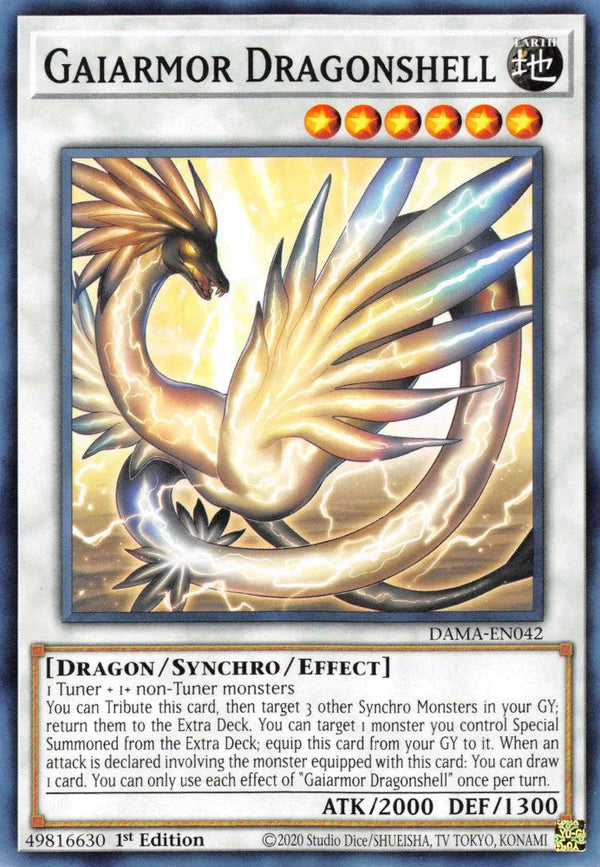 Gaiarmor Dragonshell - DAMA-EN042 - Common - 1st Edition available at 401 Games Canada